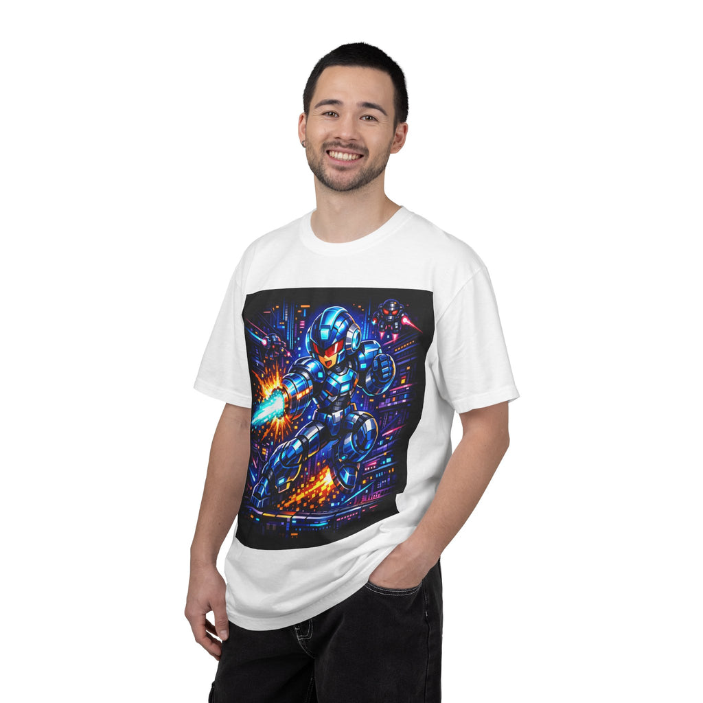 Neon Cyberpunk Robot Battle