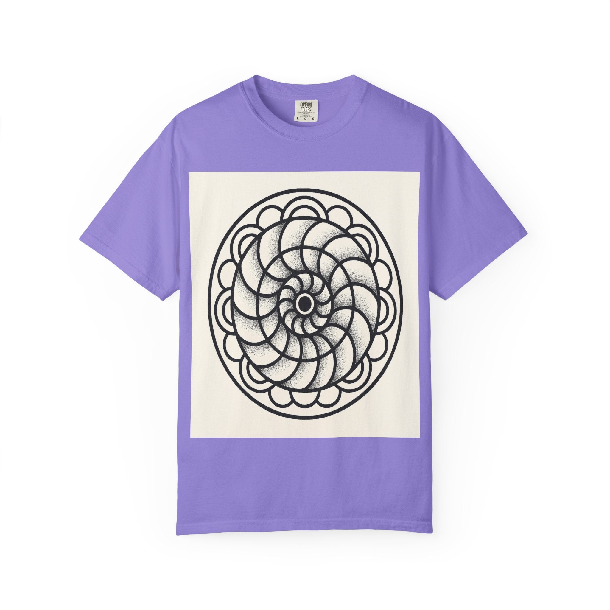 Intricate Black and White Mandala Design