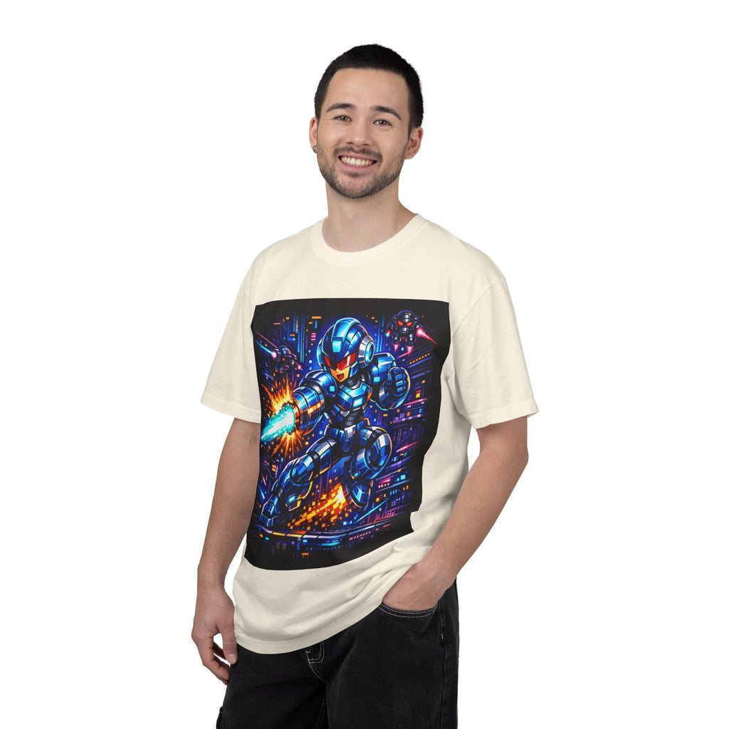 Neon Cyberpunk Robot Battle