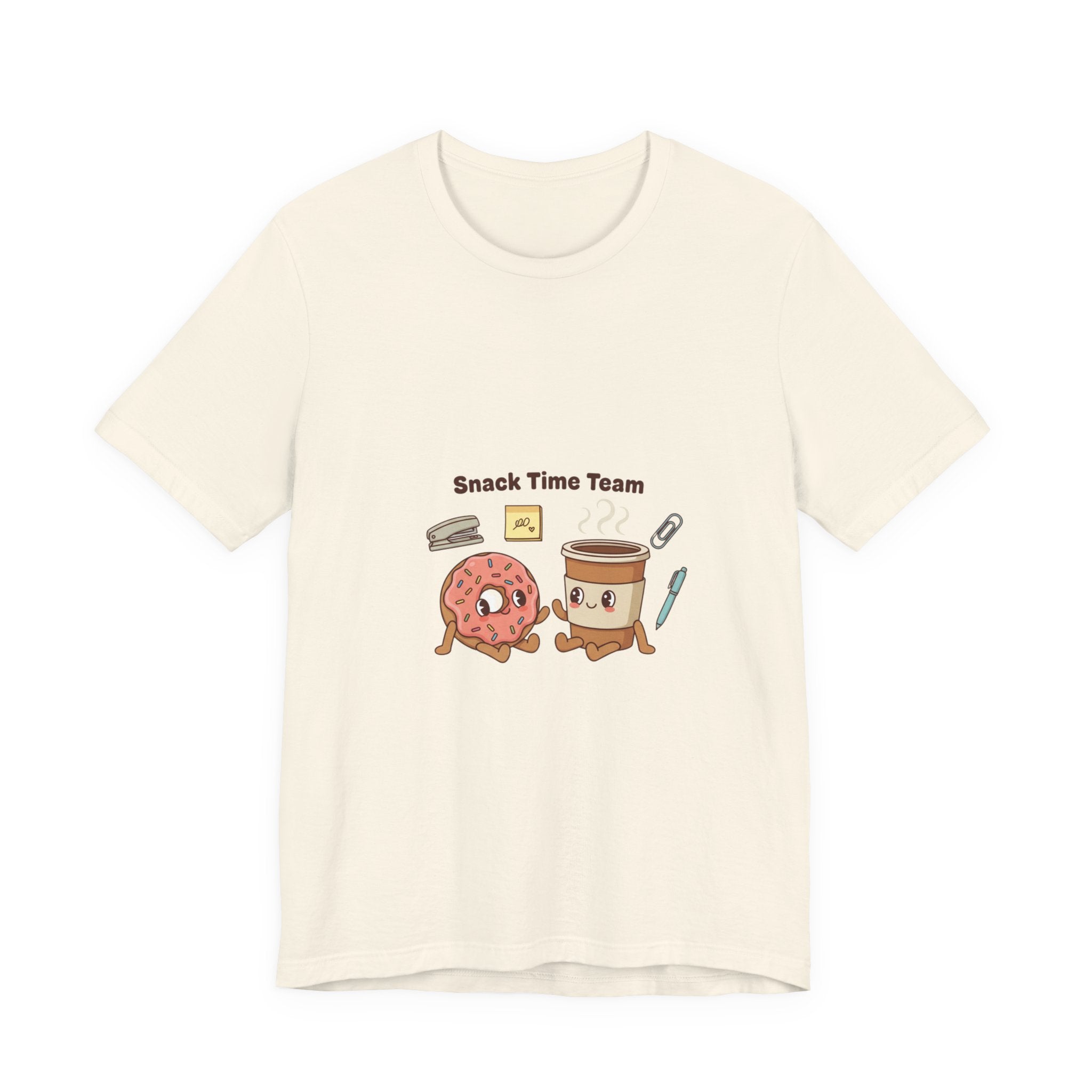 Snack Time Team T-Shirt | Office Humor, Coffee Fuel, Meeting Memes