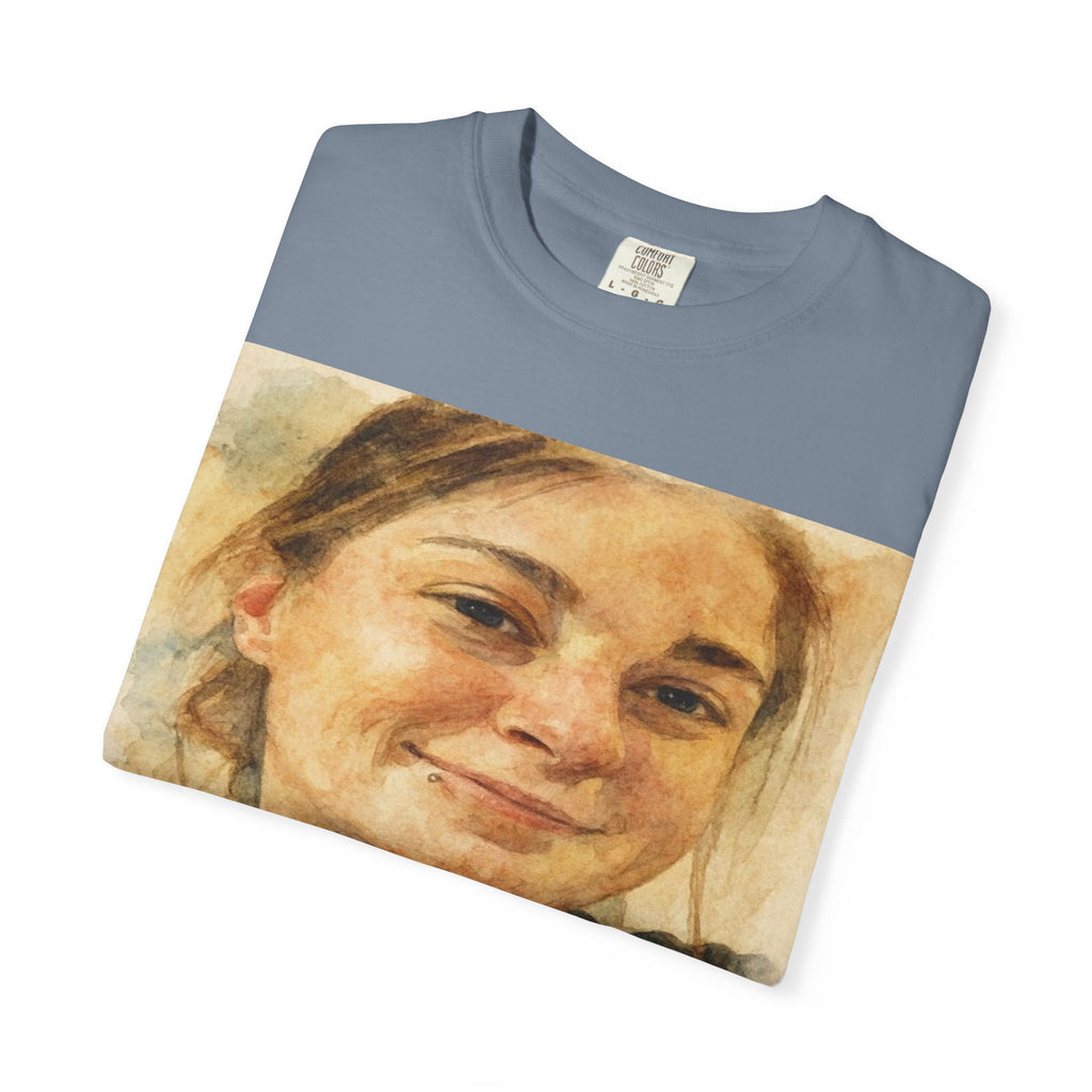 Contemplative Portrait in Watercolor