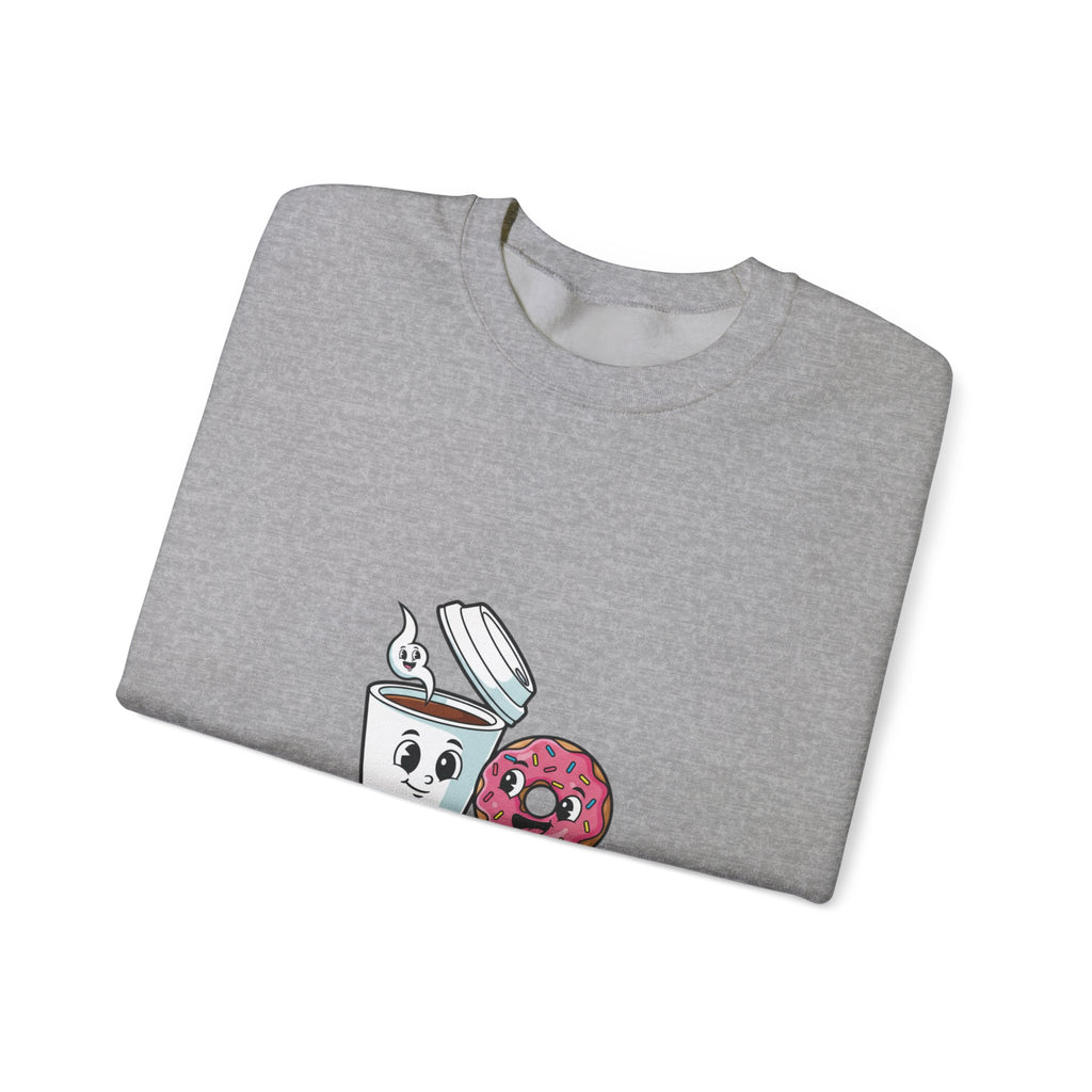 Snack Attack Coffee & Donut Sweatshirt | office humor, meeting memes