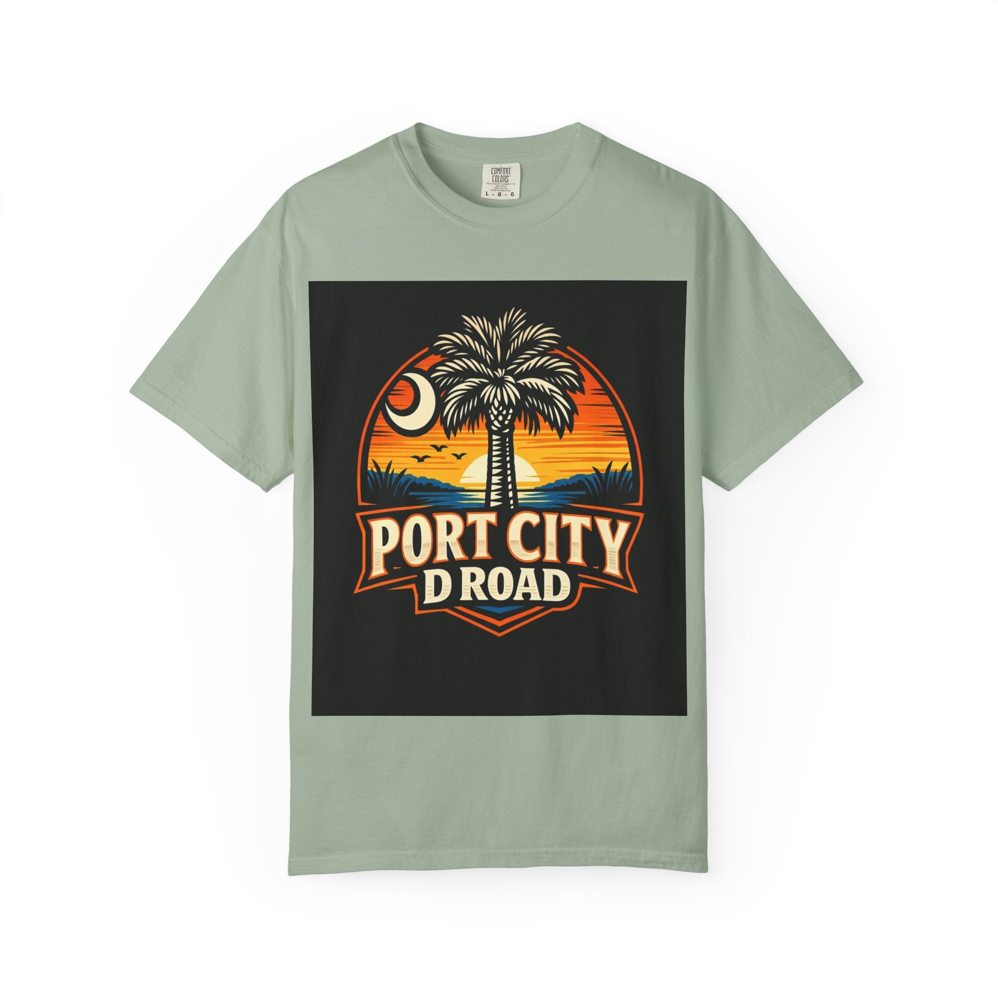 Tropical Sunset Palm