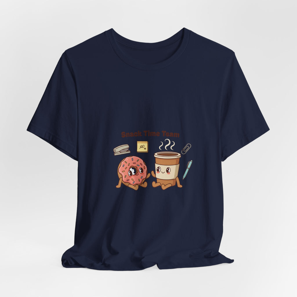 Snack Time Team T-Shirt | Office Humor, Coffee Fuel, Meeting Memes