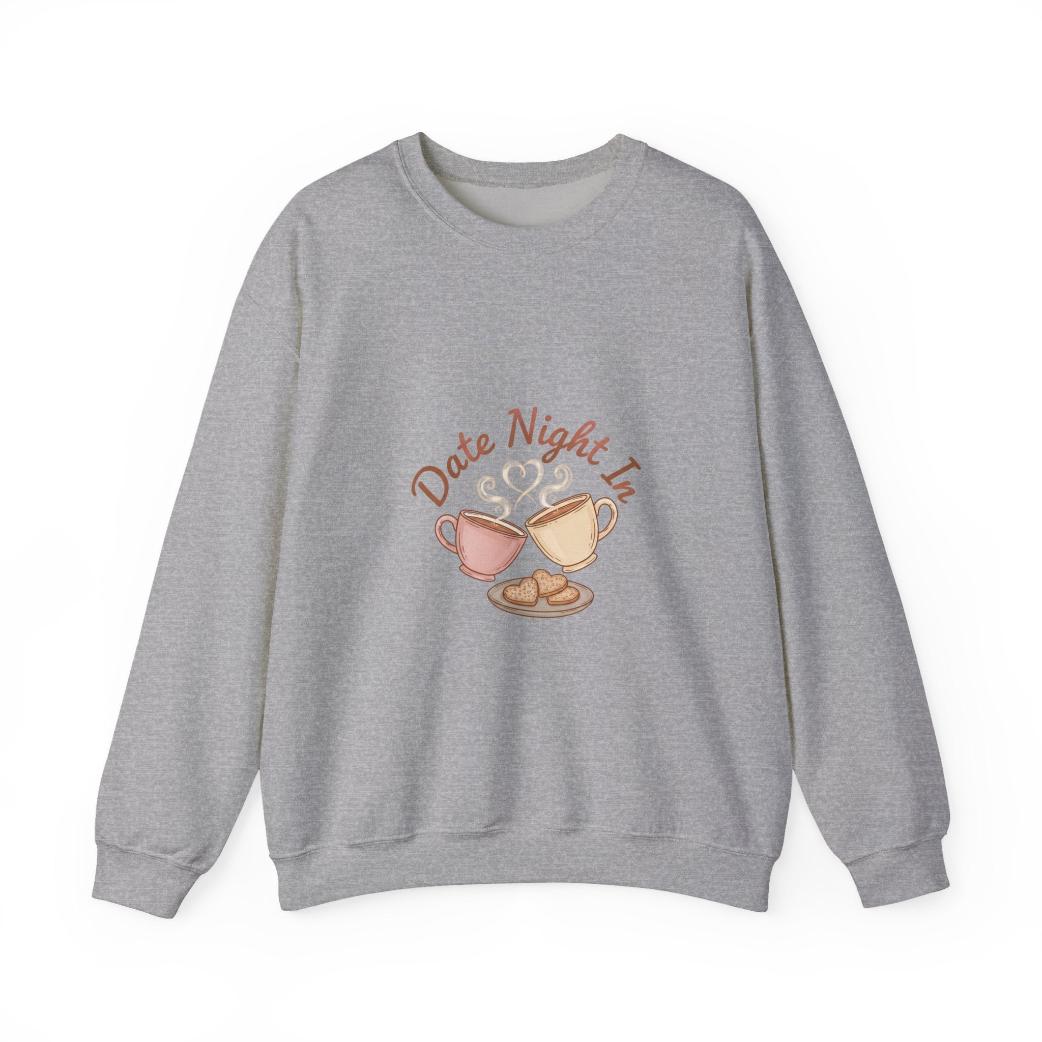 Date Night In Sweatshirt | cozy couple, candlelit snuggle