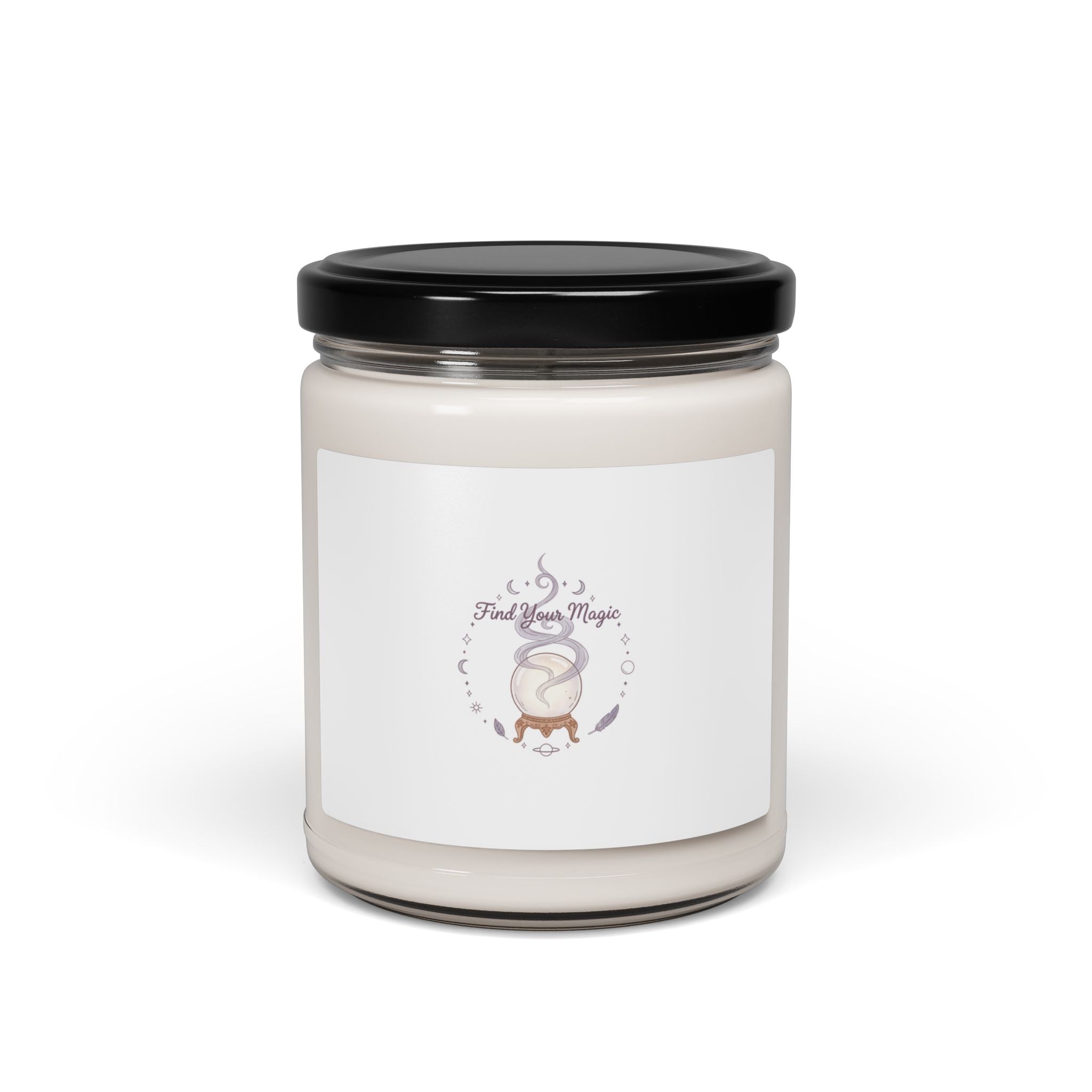 Moon Phase Herbal Soy Candle, Witchcore Mystic | Crystals, Herblore