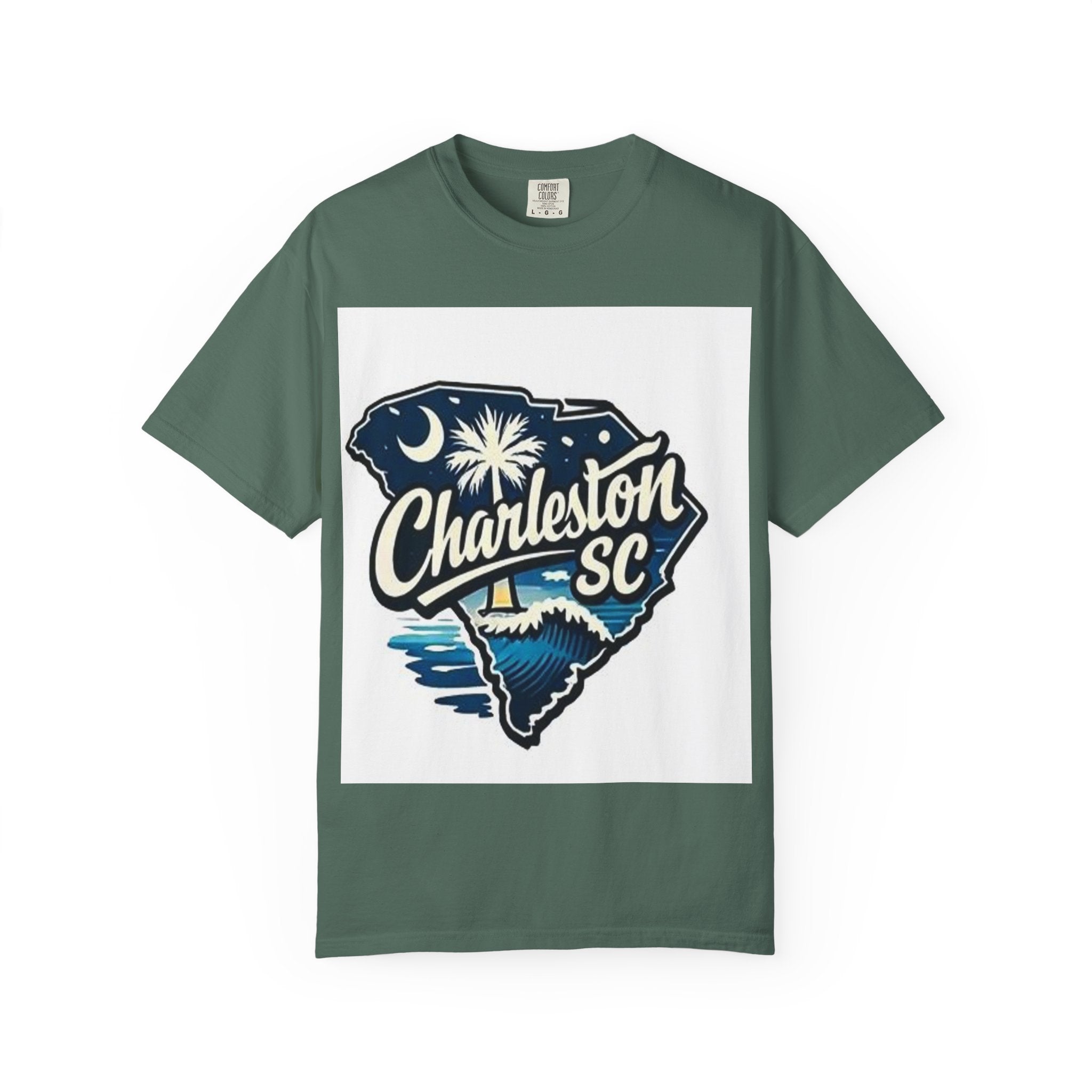 Charleston SC State Outline Logo