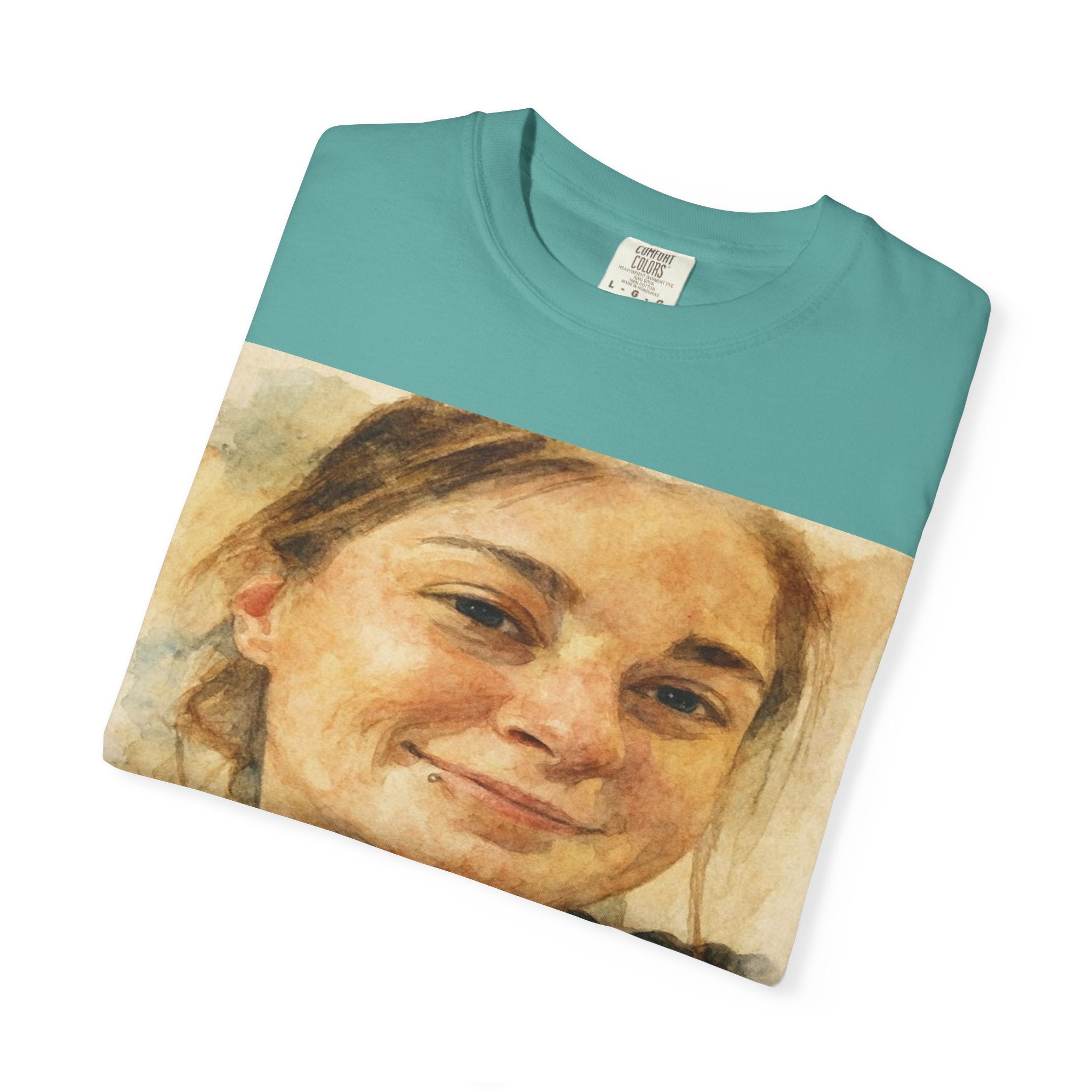 Contemplative Portrait in Watercolor