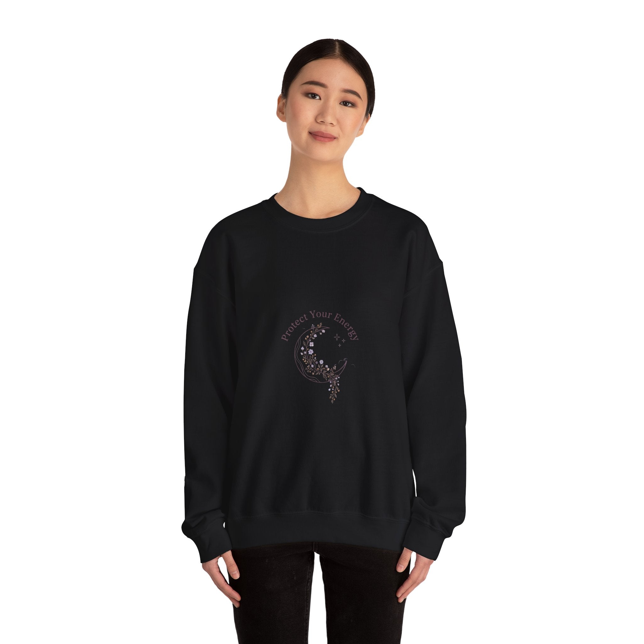 Protect Your Energy Moon Phase Sweatshirt | witchcore, celestial