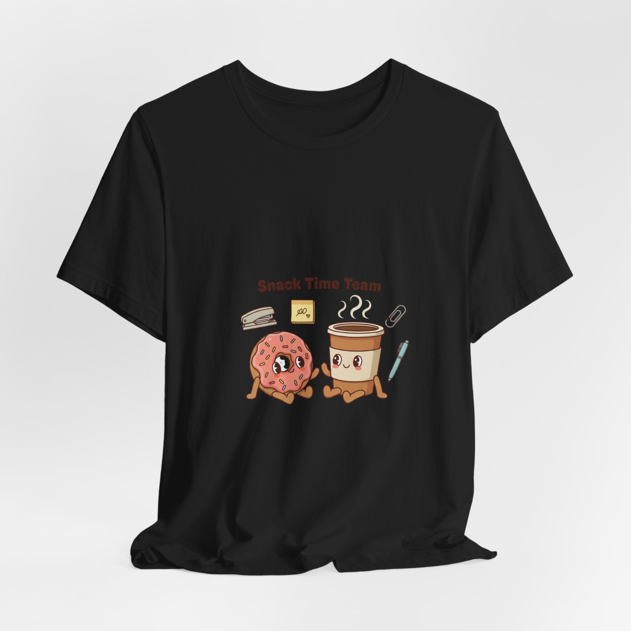 Snack Time Team T-Shirt | Office Humor, Coffee Fuel, Meeting Memes