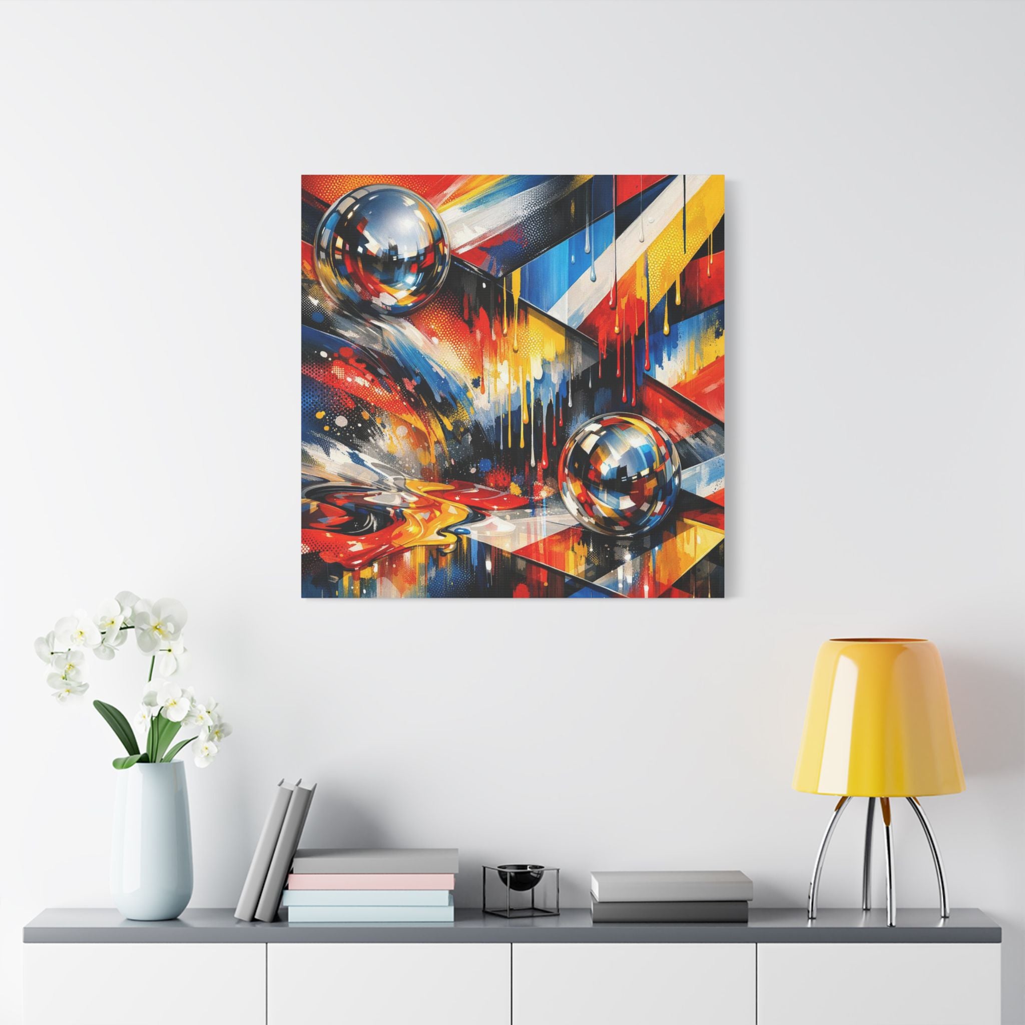 History of Art Series — Satin Canvas Print