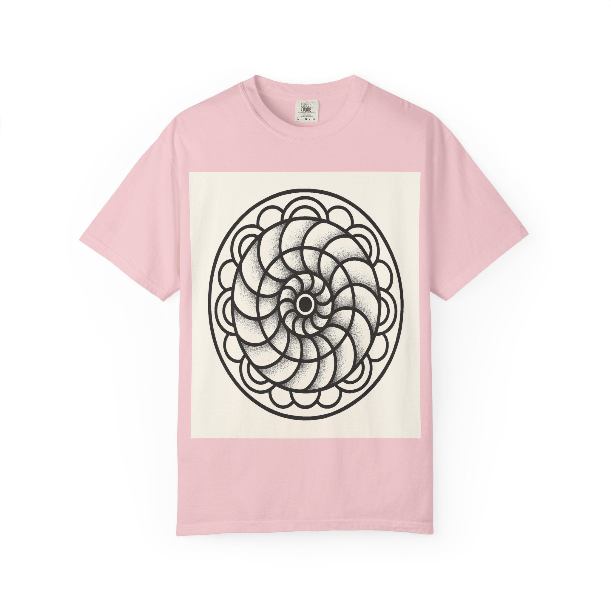 Intricate Black and White Mandala Design