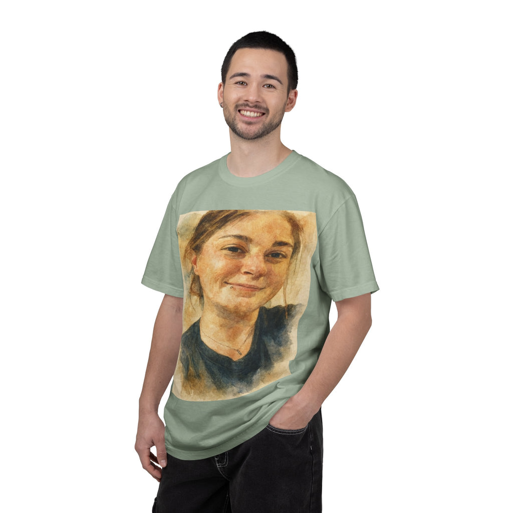 Contemplative Portrait in Watercolor