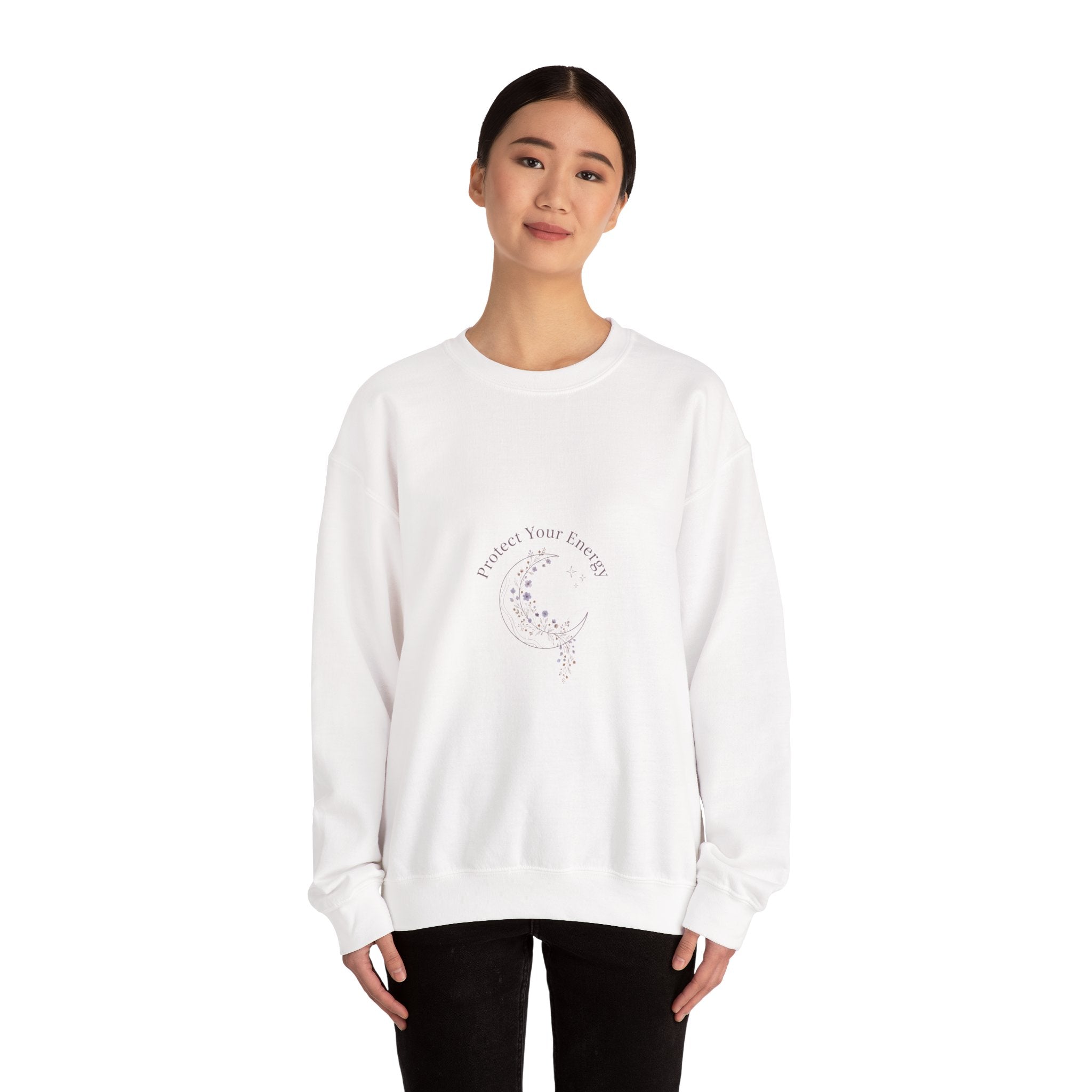 Protect Your Energy Moon Phase Sweatshirt | witchcore, celestial