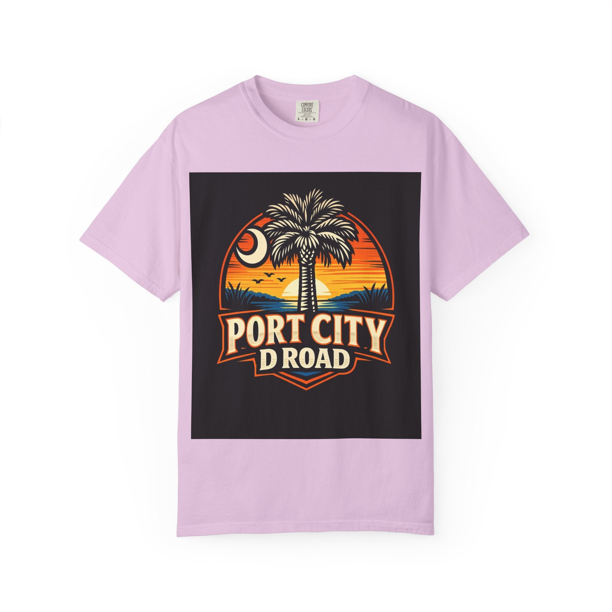 Tropical Sunset Palm