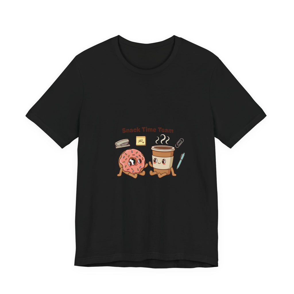 Snack Time Team T-Shirt | Office Humor, Coffee Fuel, Meeting Memes