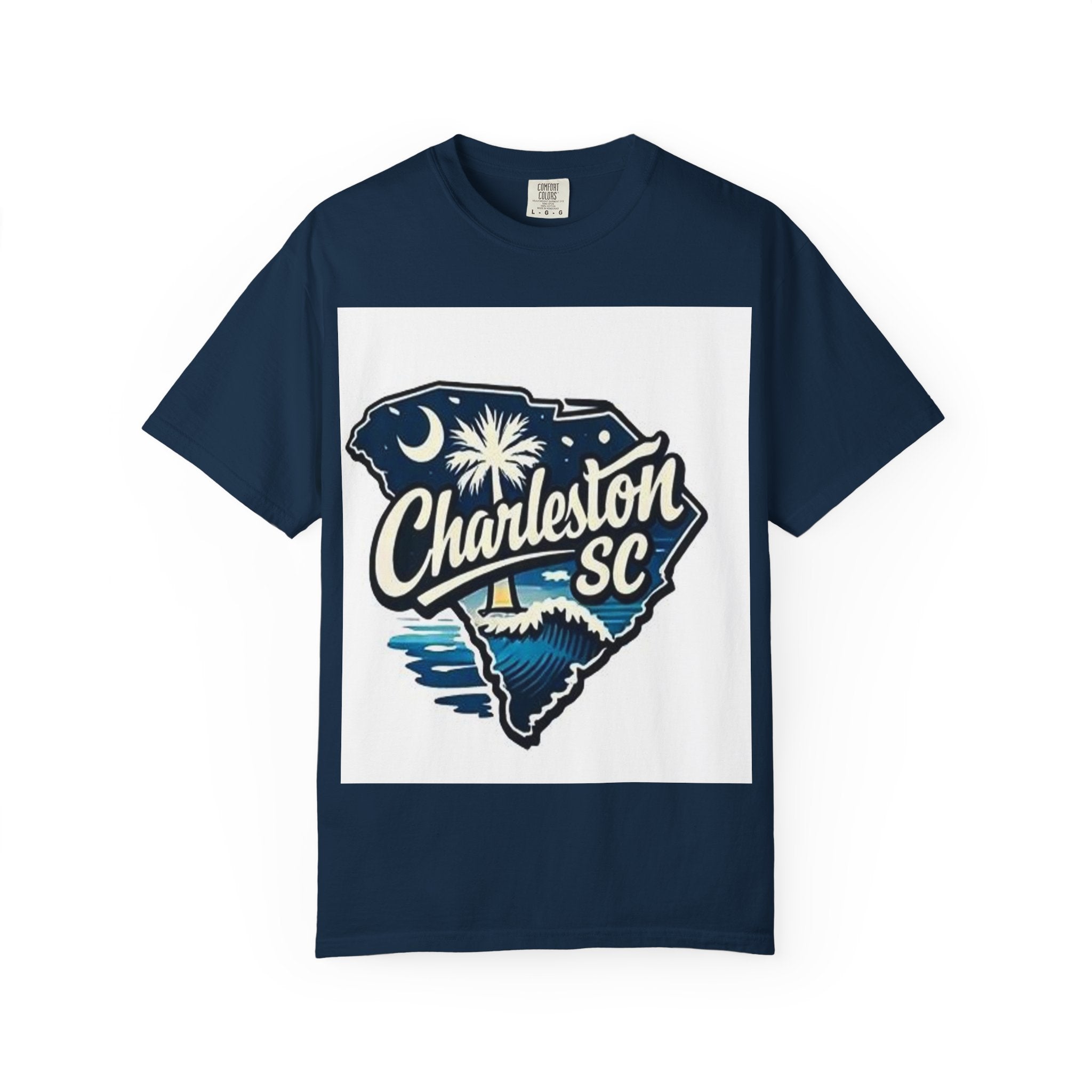 Charleston SC State Outline Logo