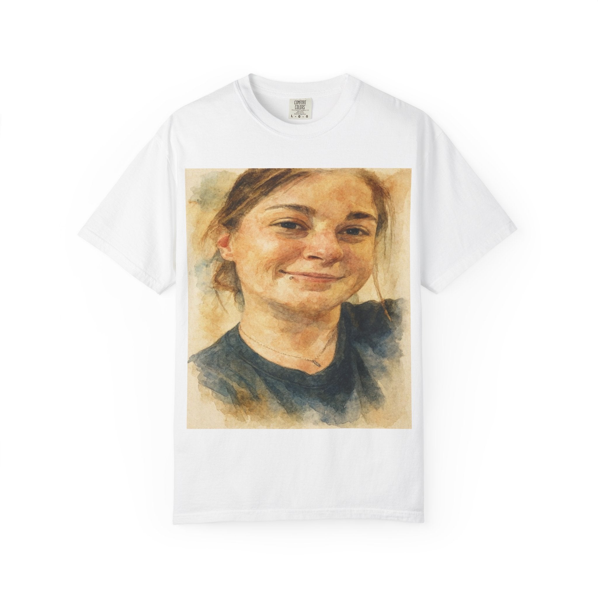 Contemplative Portrait in Watercolor