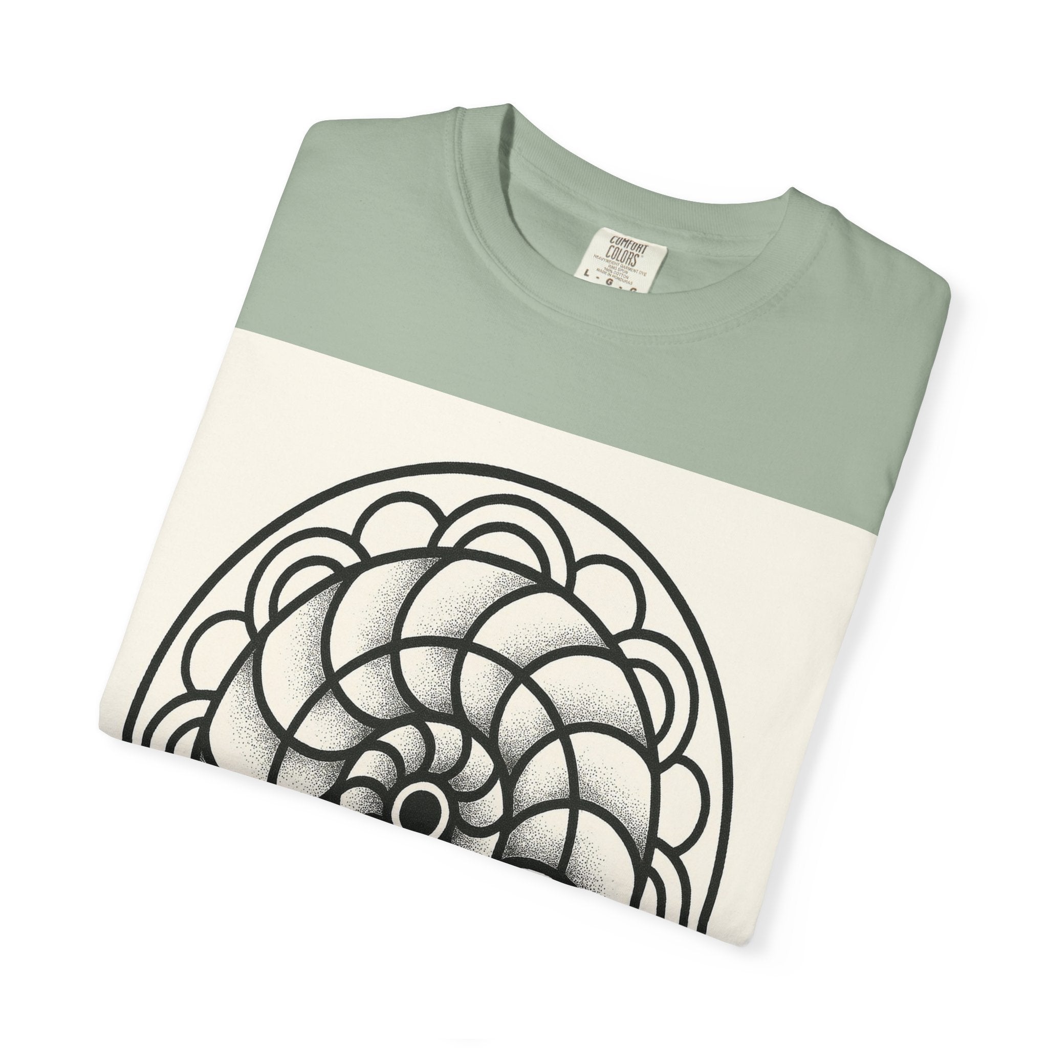 Intricate Black and White Mandala Design