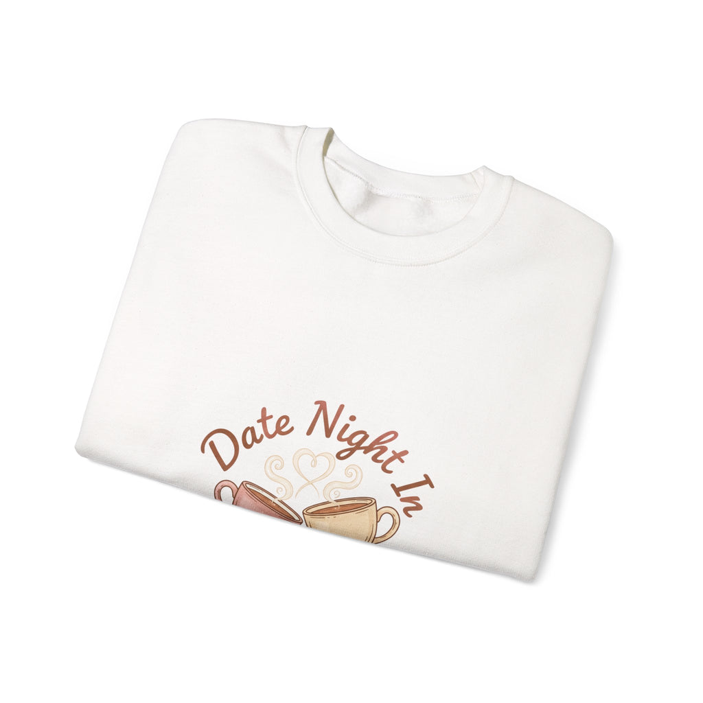 Date Night In Sweatshirt | cozy couple, candlelit snuggle