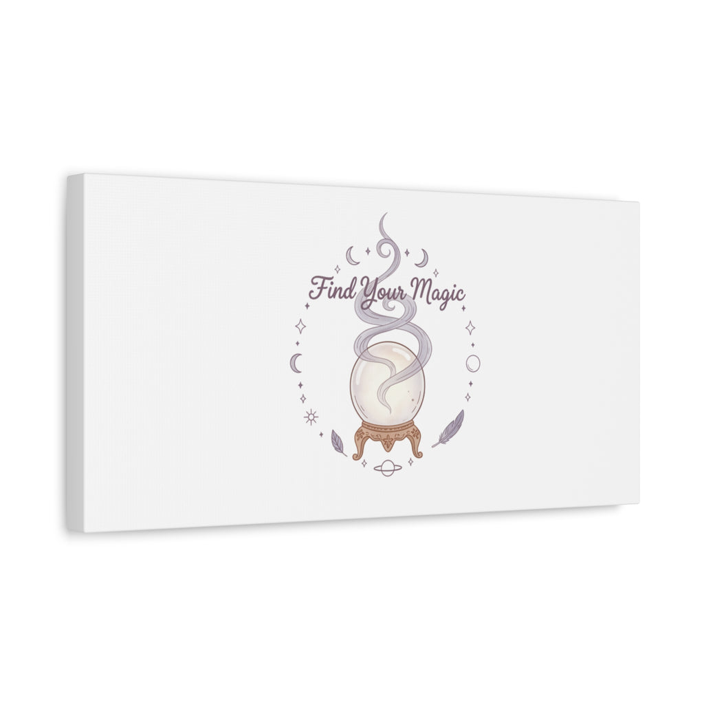 Find Your Magic Canvas | witchcore, moon phase, crystals