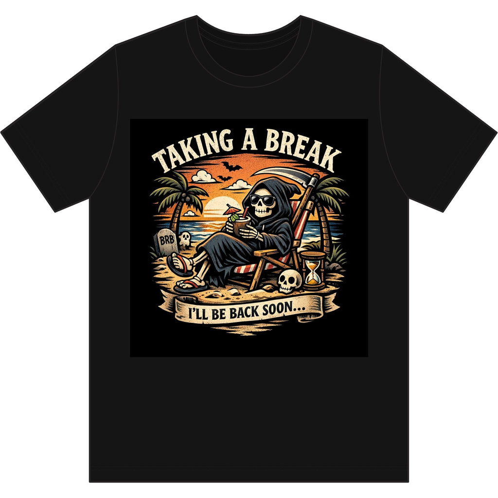 Grim Reaper Beach Vacation