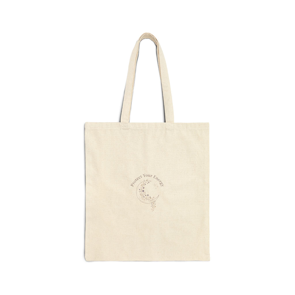Moon Phase Mystic Tote | witchcore, celestial cotton canvas