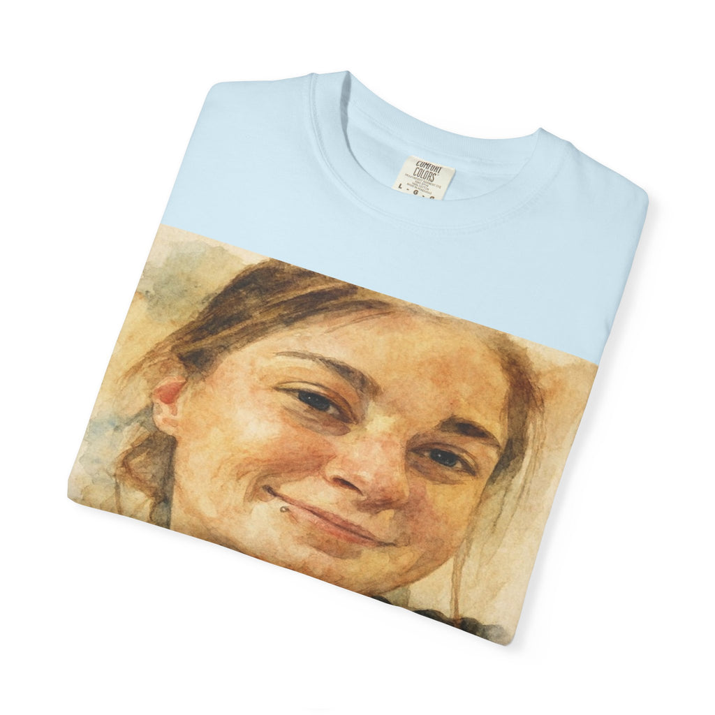 Contemplative Portrait in Watercolor