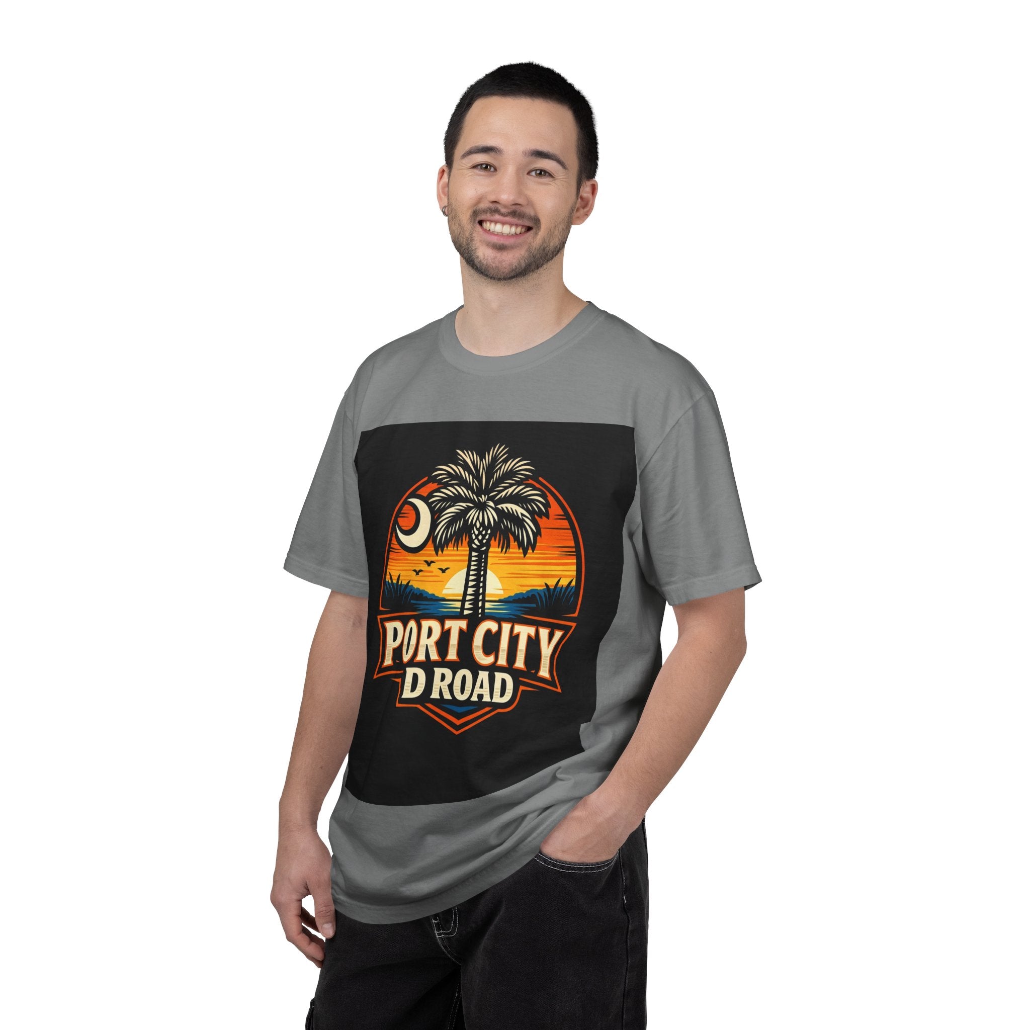 Tropical Sunset Palm