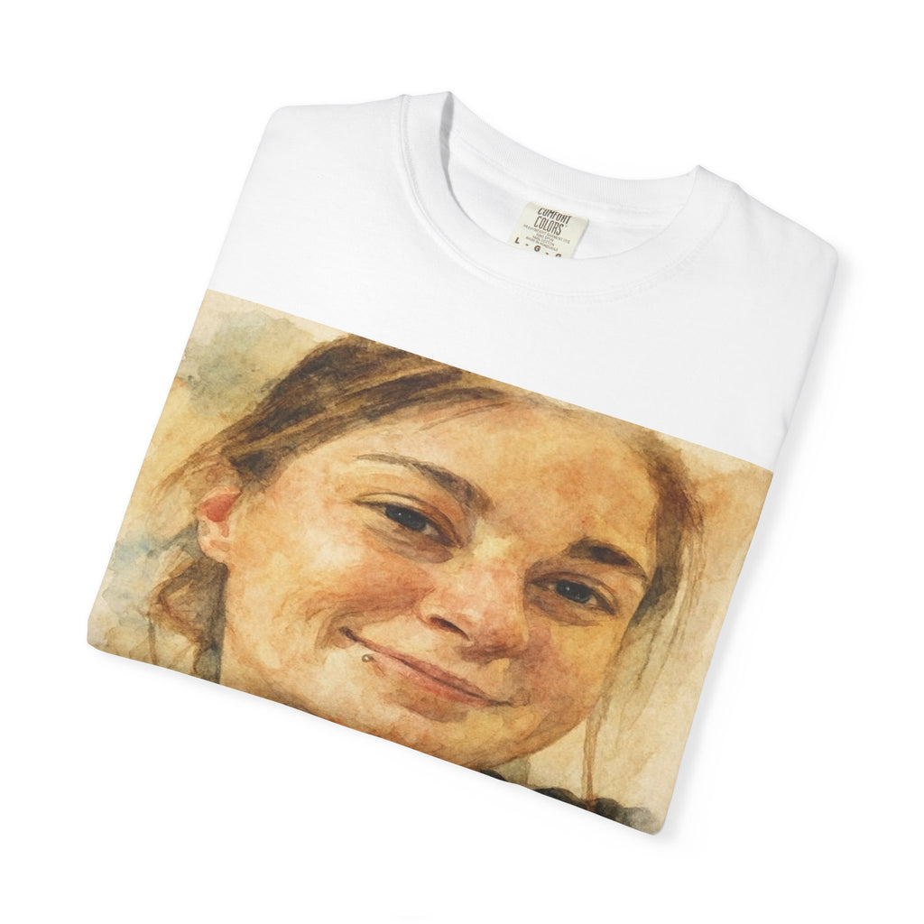 Contemplative Portrait in Watercolor