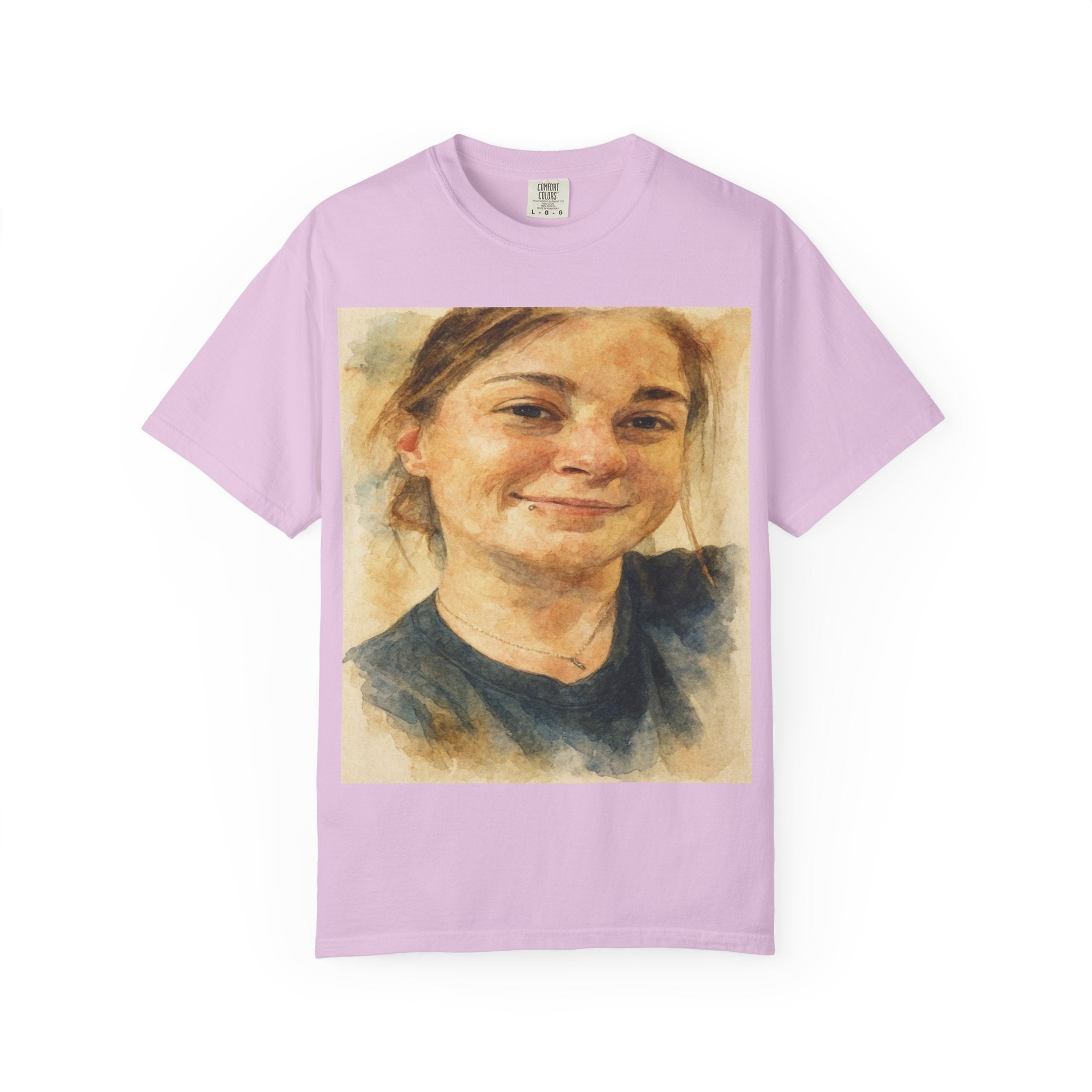 Contemplative Portrait in Watercolor