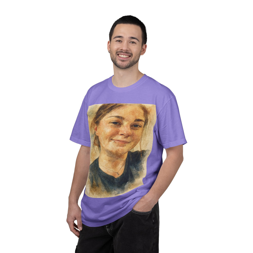 Contemplative Portrait in Watercolor