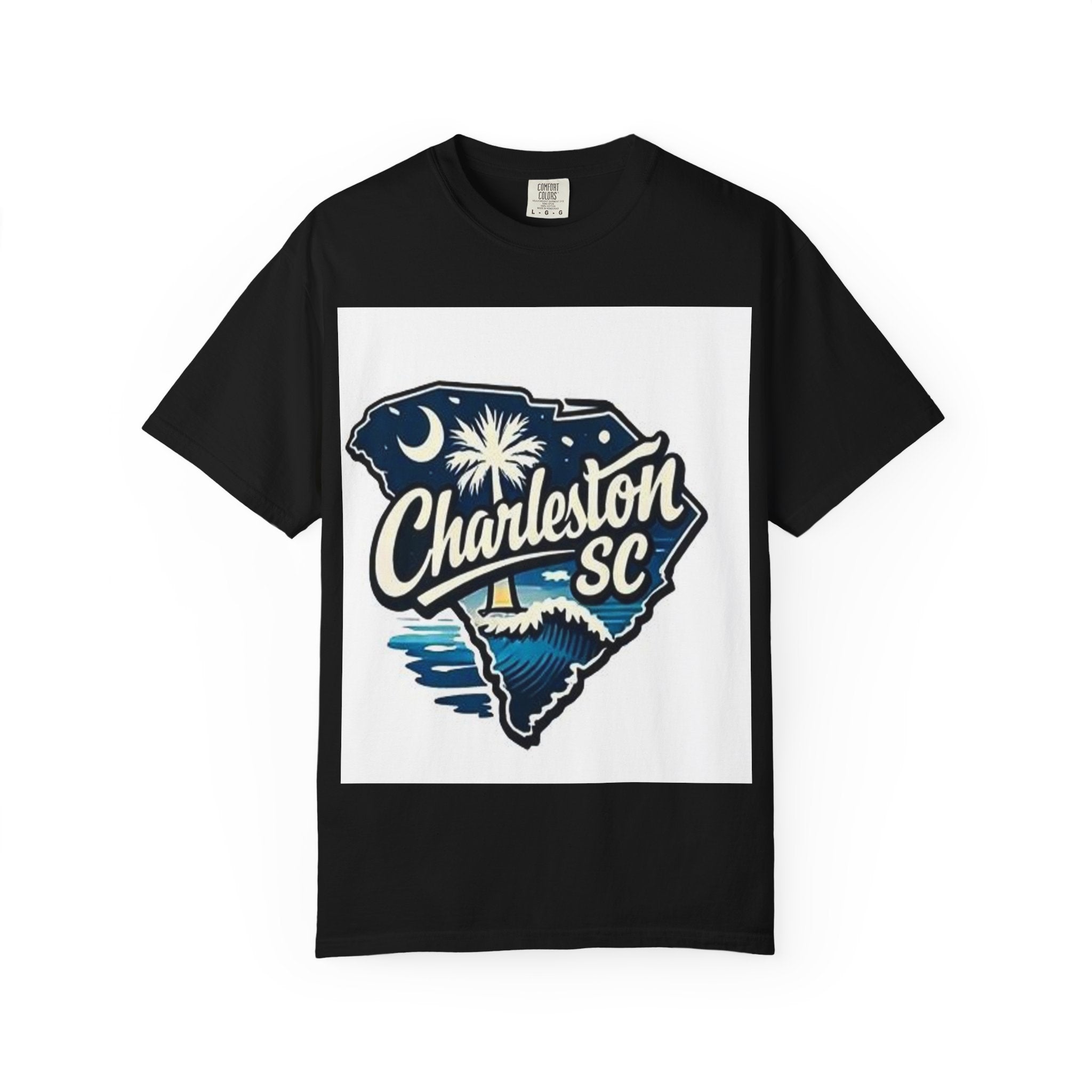 Charleston SC State Outline Logo