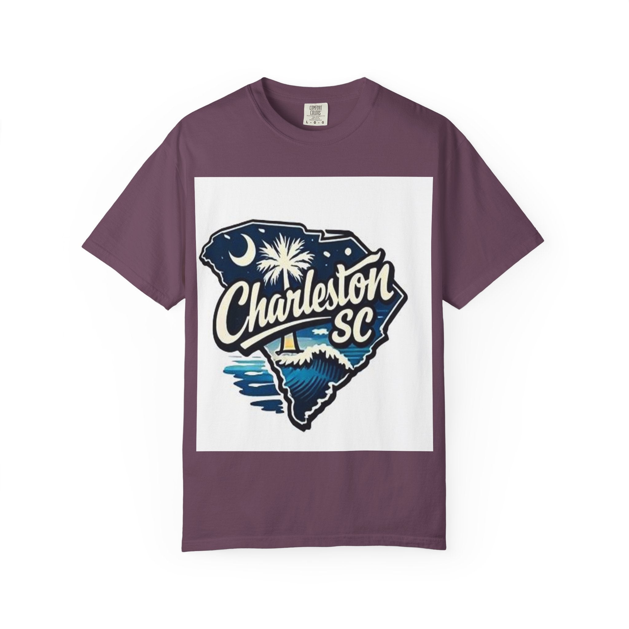Charleston SC State Outline Logo