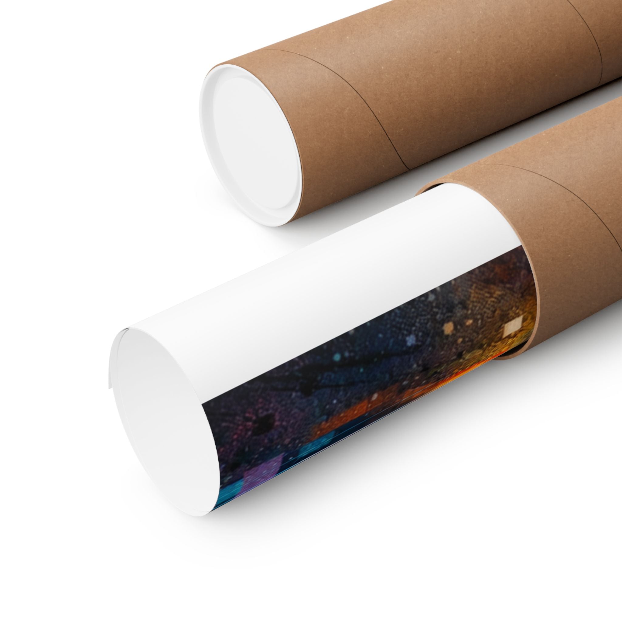 Collage Art Poster — Pop Culture & Classical Montage Matte Vertical Print