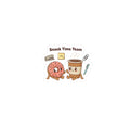 Snack Time Team Sticker | office humor, coffee fuel, meeting memes