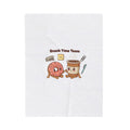 Snack Time Team Blanket | office humor, coffee fuel