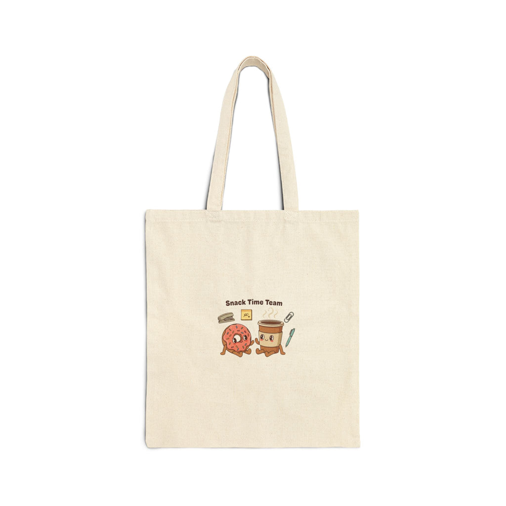 Snack Time Team Tote | office humor, coffee fuel