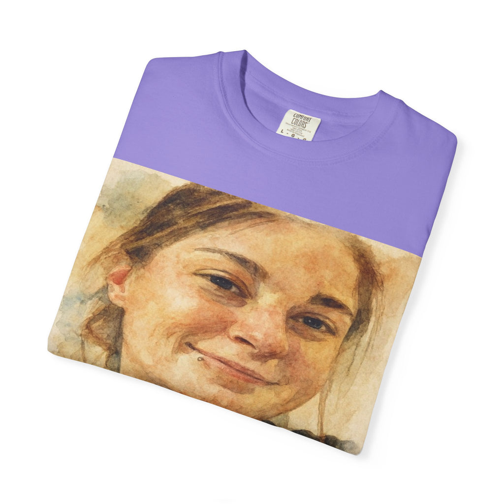 Contemplative Portrait in Watercolor