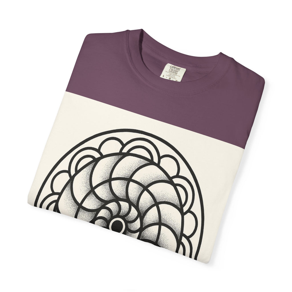 Intricate Black and White Mandala Design