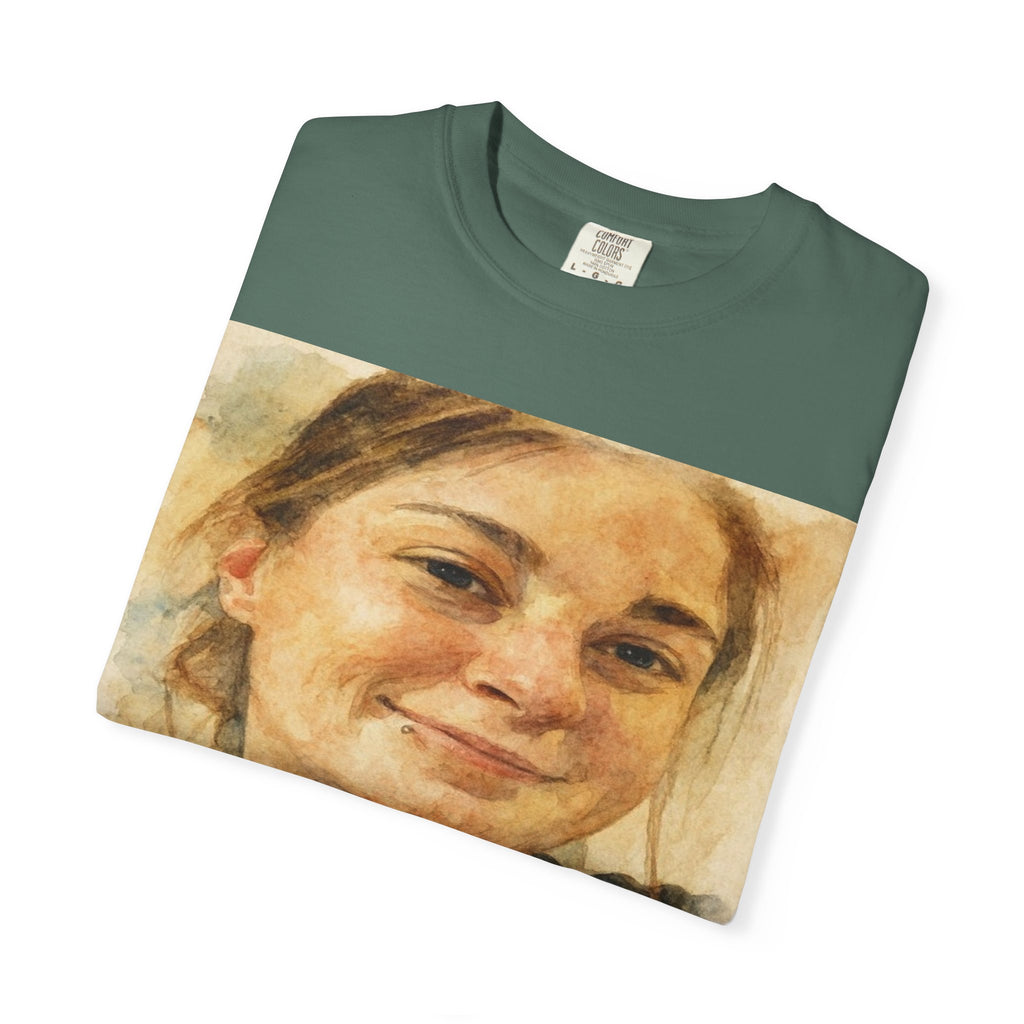 Contemplative Portrait in Watercolor