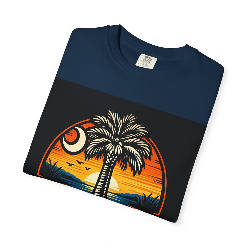 Tropical Sunset Palm