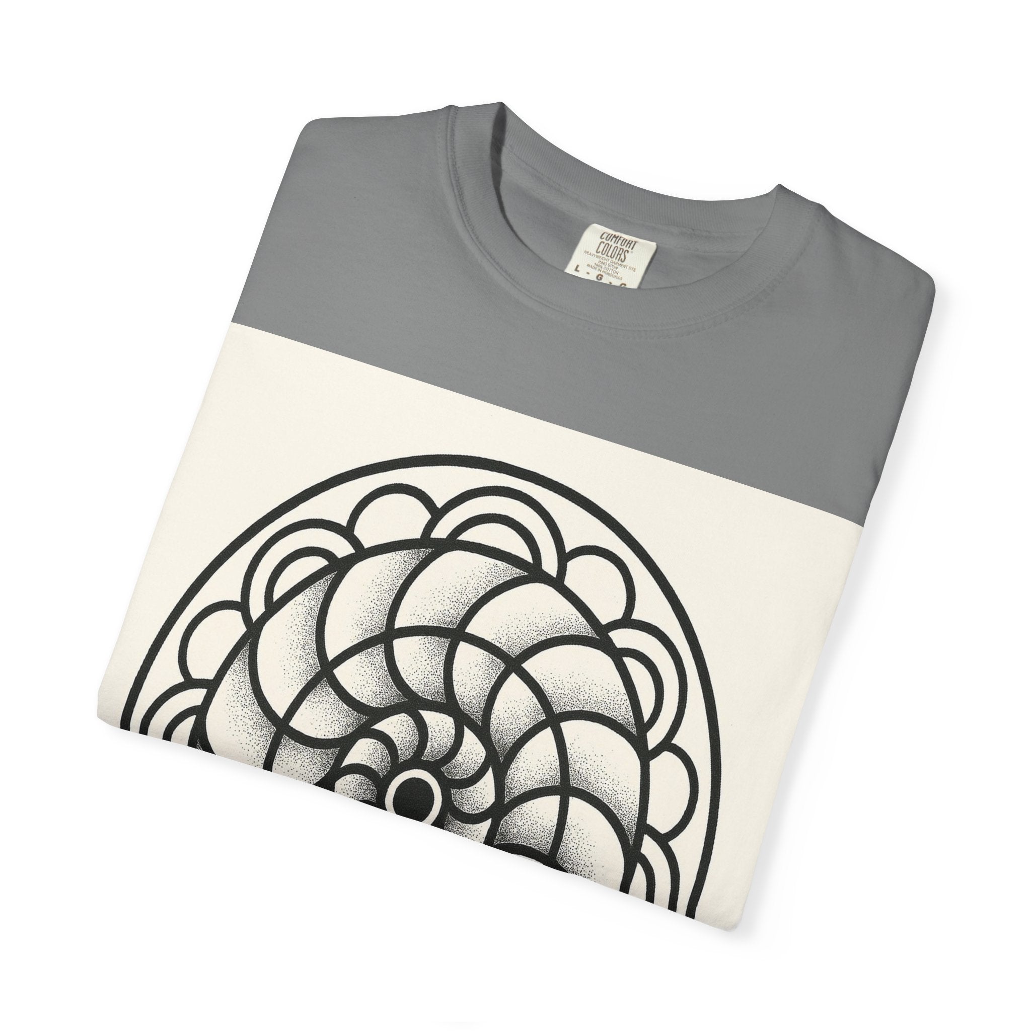 Intricate Black and White Mandala Design