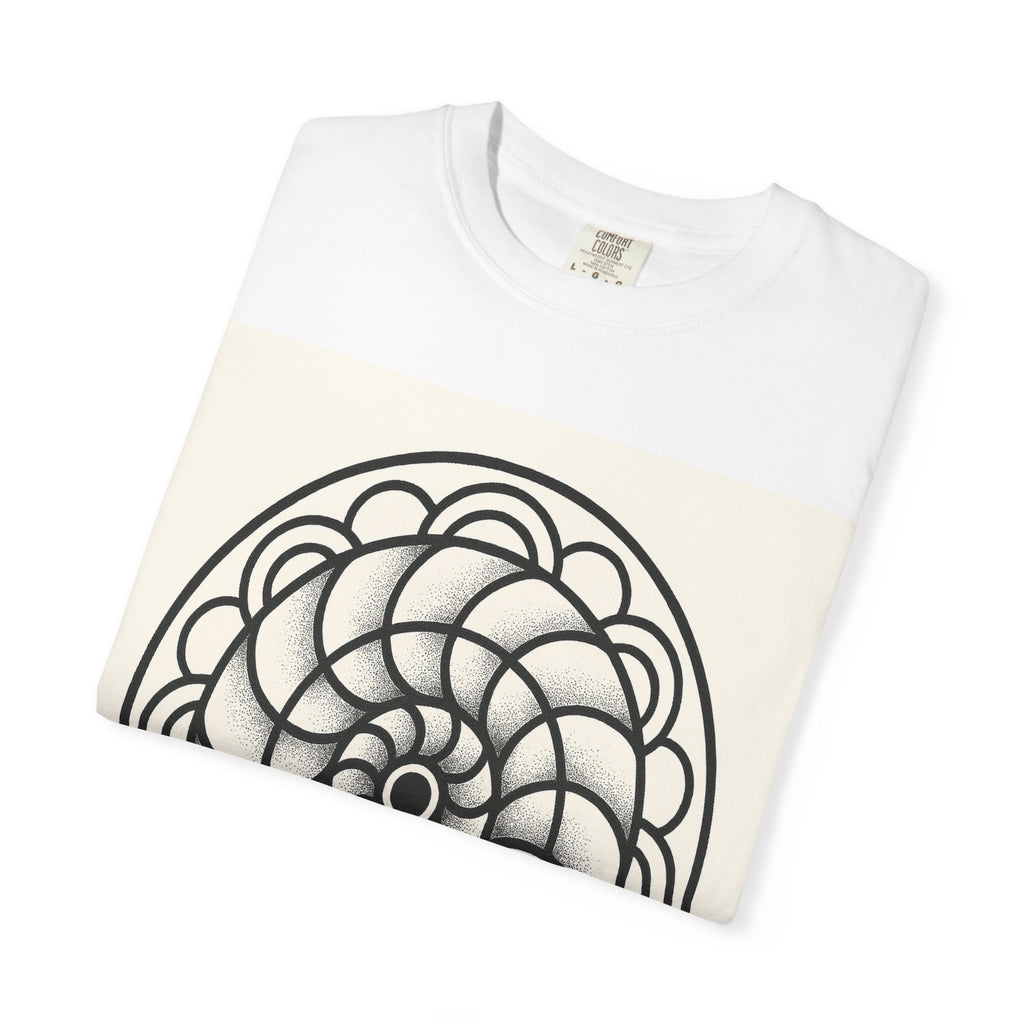 Intricate Black and White Mandala Design