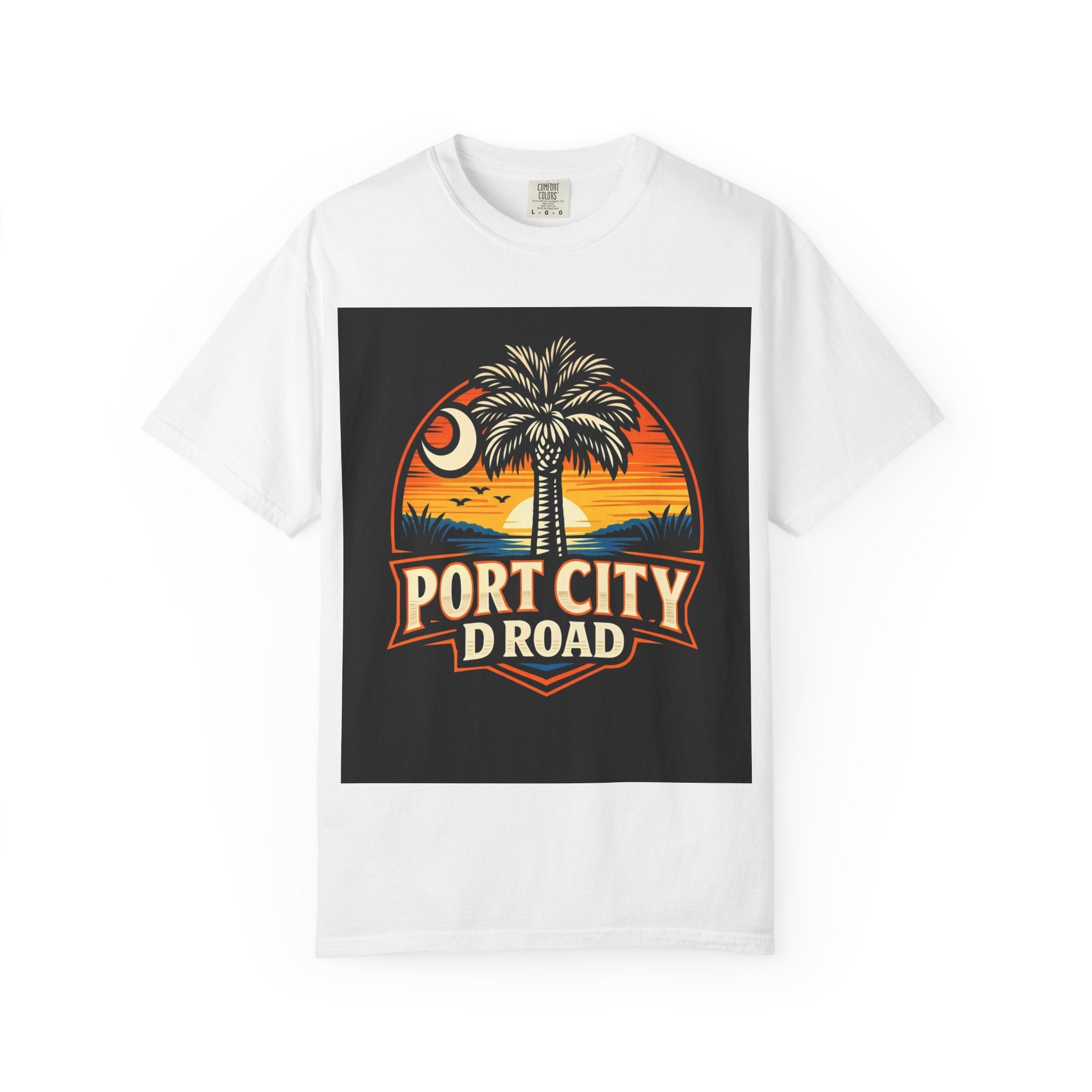 Tropical Sunset Palm