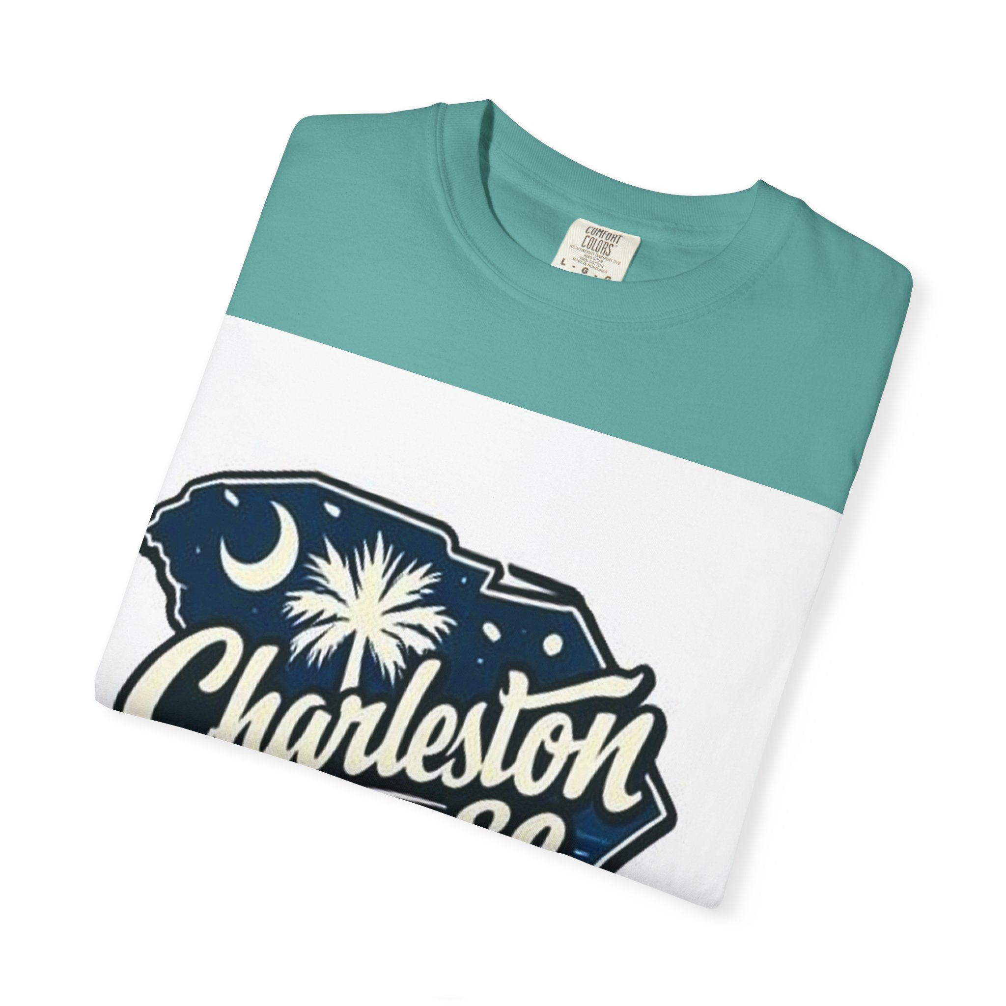 Charleston SC State Outline Logo