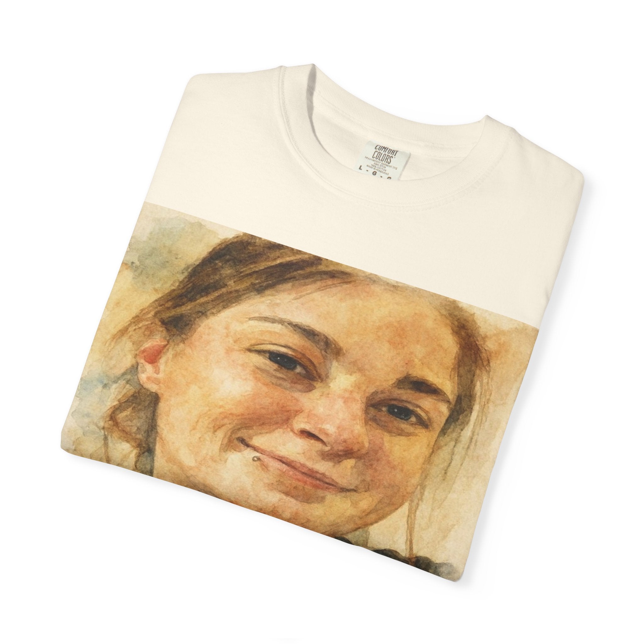 Contemplative Portrait in Watercolor