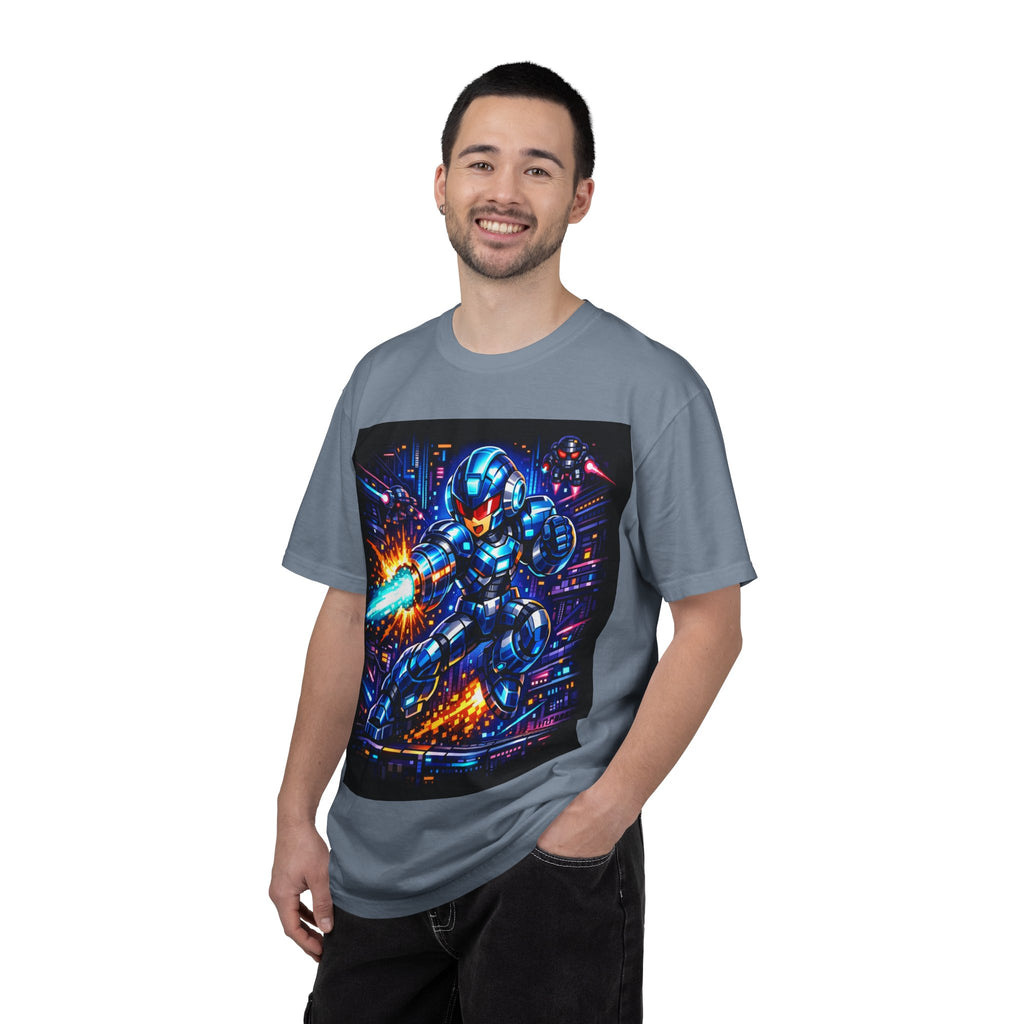 Neon Cyberpunk Robot Battle