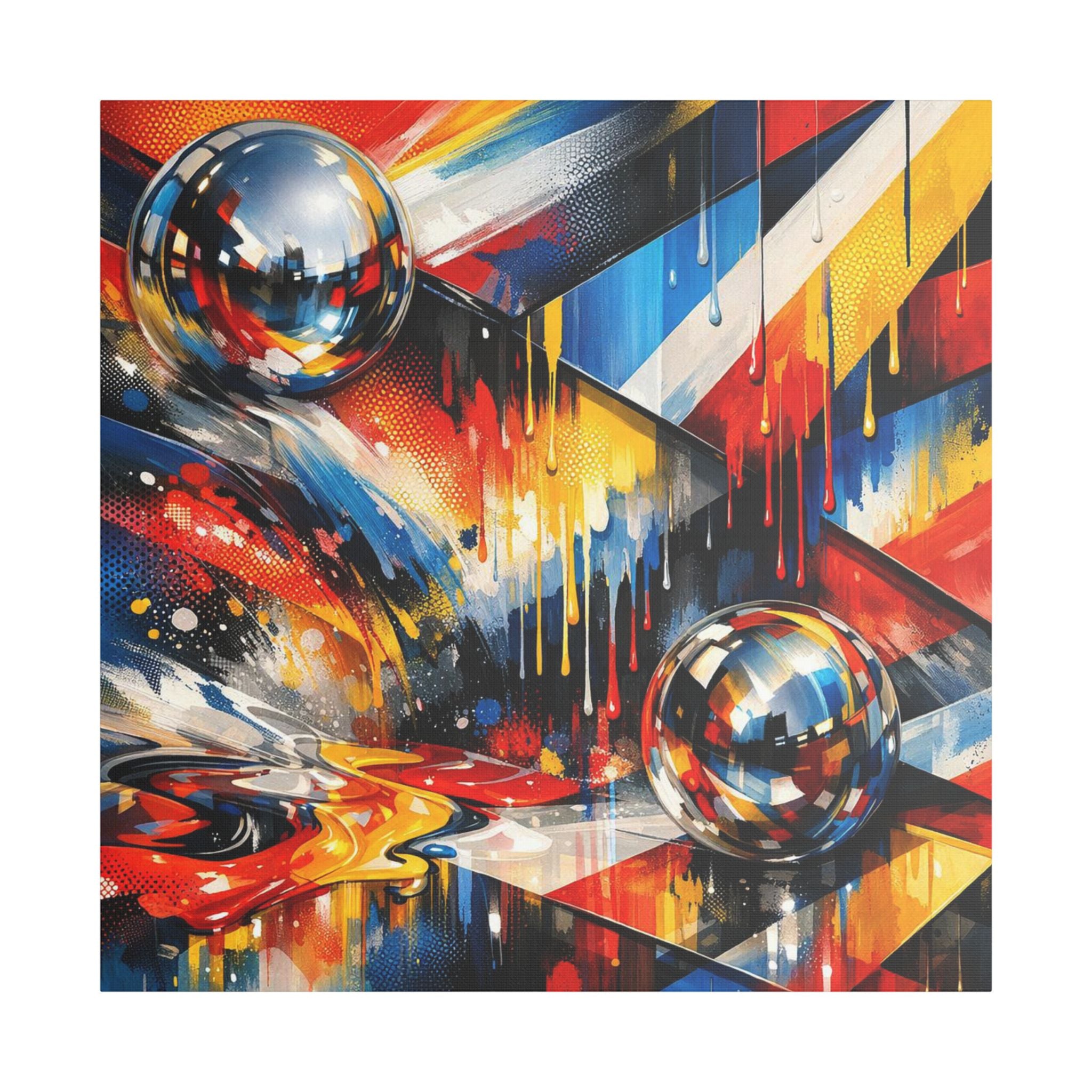 History of Art Series — Satin Canvas Print