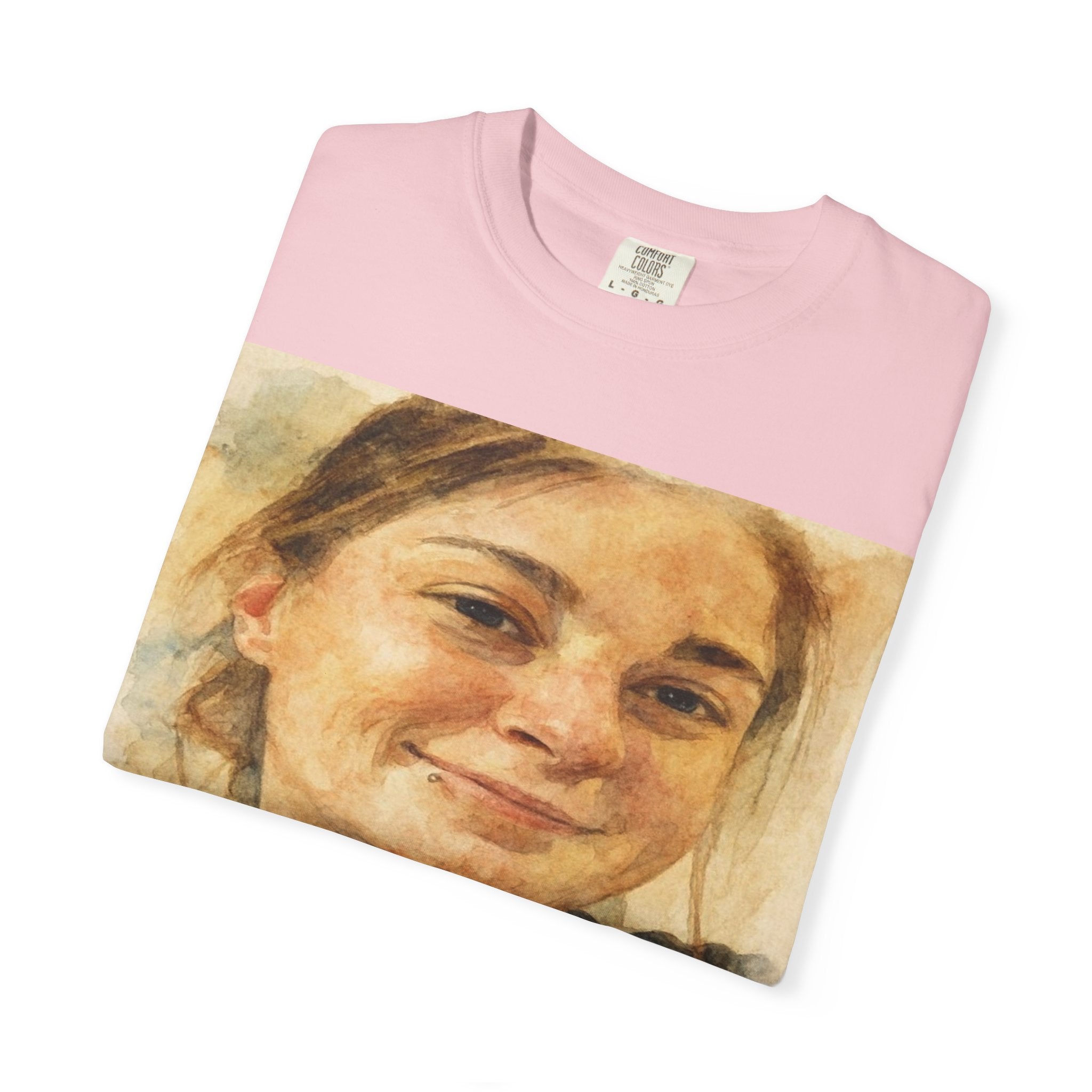 Contemplative Portrait in Watercolor